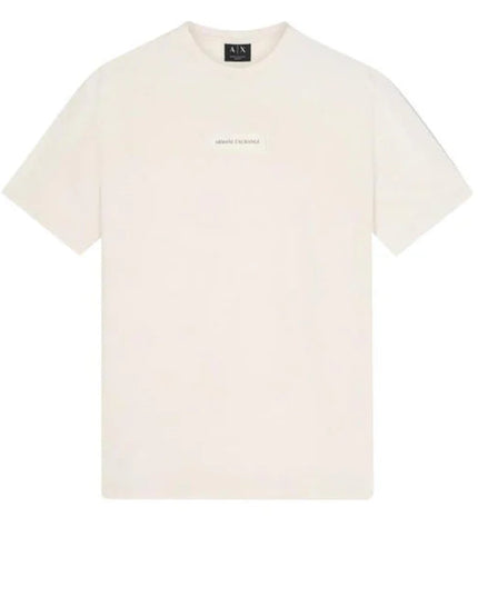 Armani Exchange T-shirt da uomo in cotone BIANCA