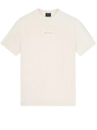 Armani Exchange T-shirt da uomo in cotone BIANCA