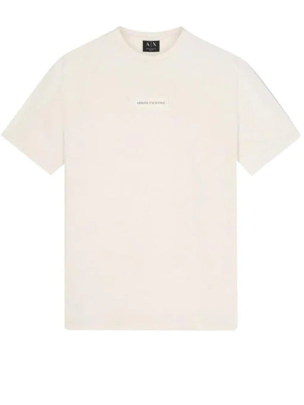 Armani Exchange T-shirt da uomo in cotone BIANCA