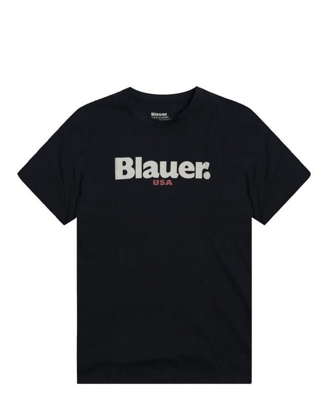 Blauer t-shirt manica corta Ernst blue