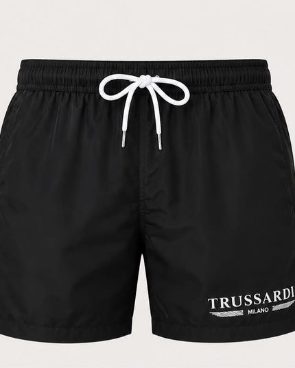 TRUSSARDI COSTUME NERO CON STAMPA