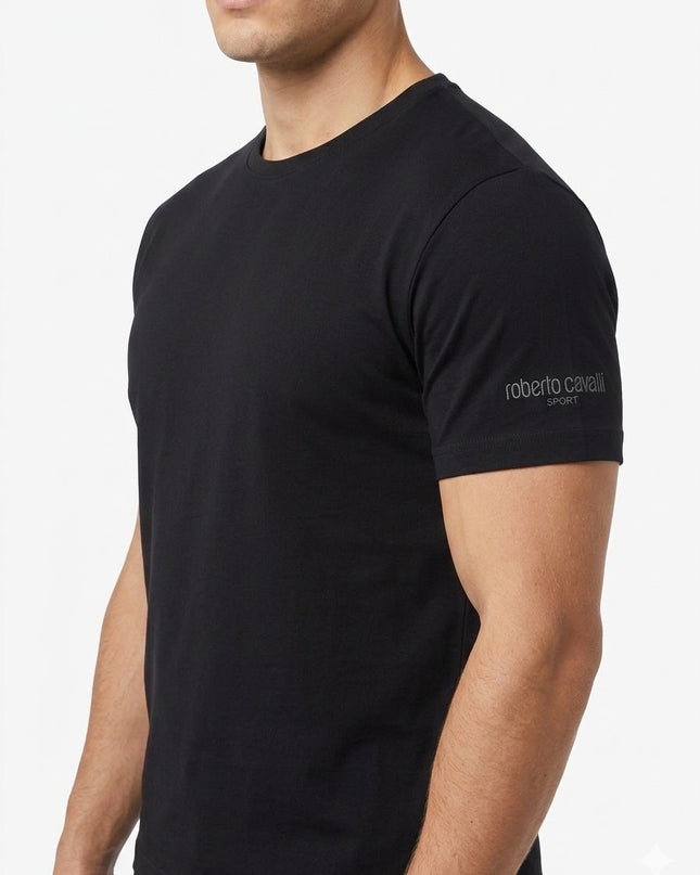 ROBERTO CAVALLI T-SHIRT BLACK
