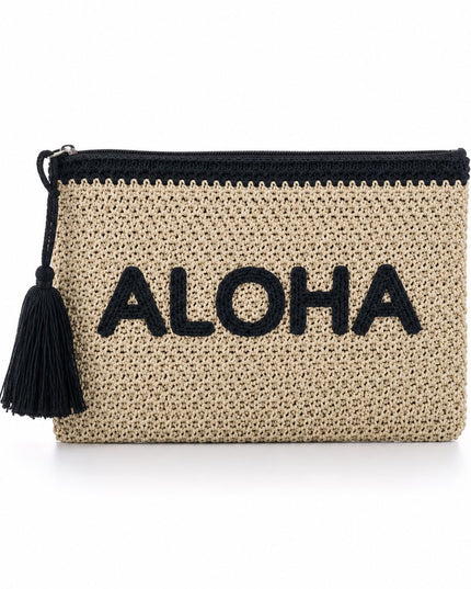GIANMARCO VENTURI POCHETTE ALOHA NERA