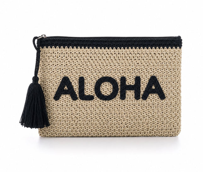 GIANMARCO VENTURI POCHETTE ALOHA NERA