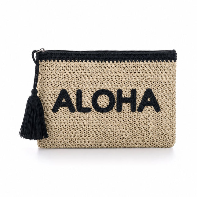GIANMARCO VENTURI POCHETTE ALOHA NERA