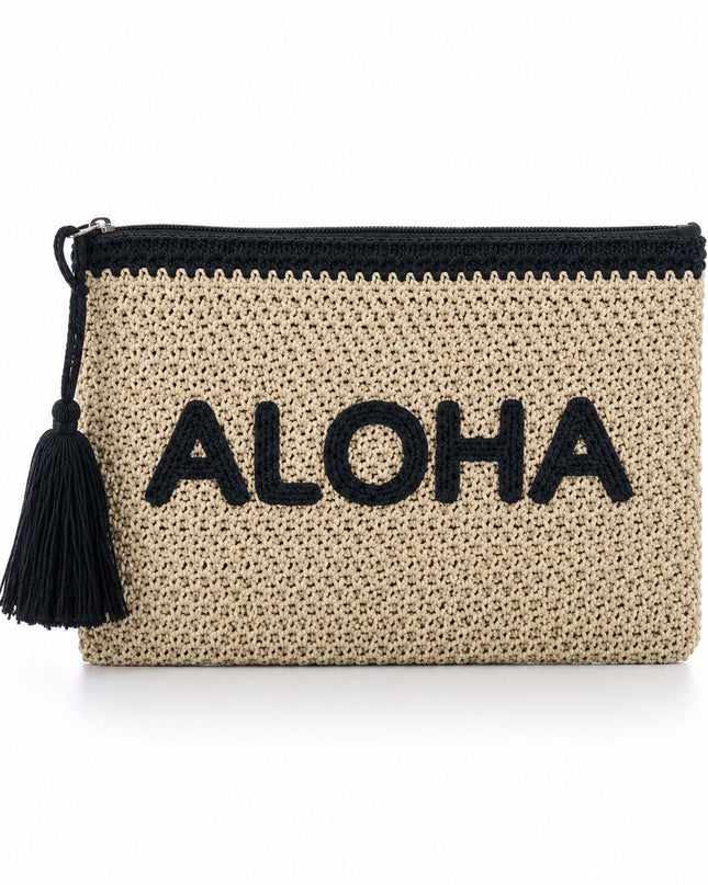 GIANMARCO VENTURI POCHETTE ALOHA NERA