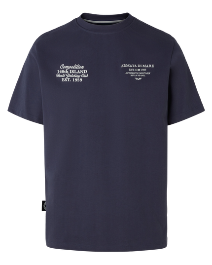 ARMATA DI MARE T-SHIRT SANTA MARIA BLU SCURO