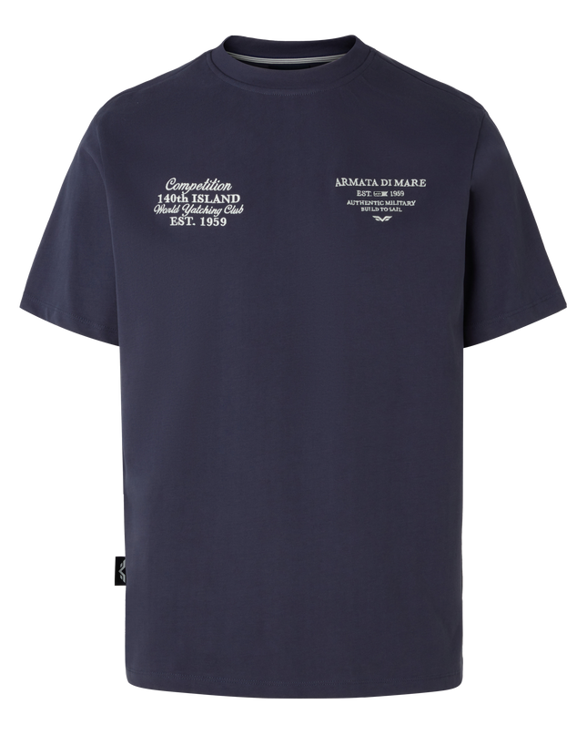 ARMATA DI MARE T-SHIRT SANTA MARIA BLU SCURO
