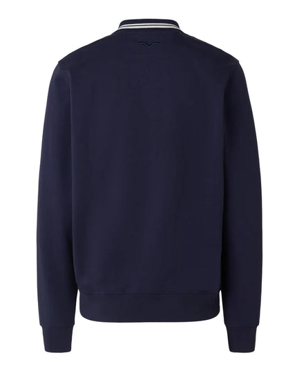 ARMATA DI MARE FULL ZIP RICAMO GITANA 17 BLU SCURO