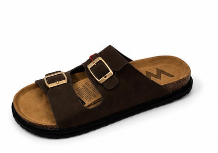 WRANGLER BELVILLE SLIDER WAN LOW BROWN