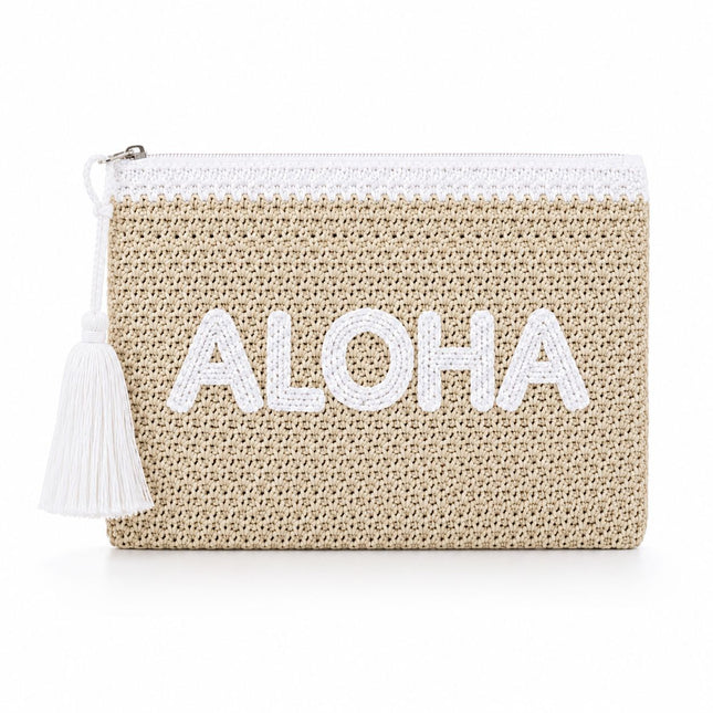 GIANMARCO VENTURI POCHETTE ALOHA BIANCA