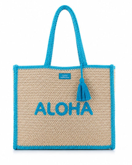 GIANMARCO VENTURI BORSA ALOHA AZZURRA
