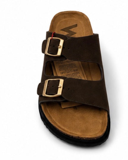 WRANGLER BELVILLE SLIDER WAN LOW BROWN