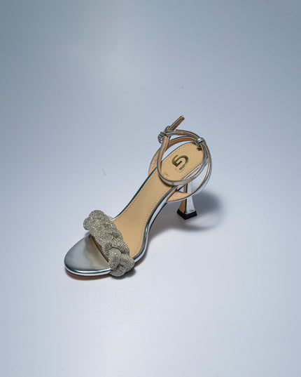 GOLD&GOLD GD15 SANDALO CON TACCO GRIGIO