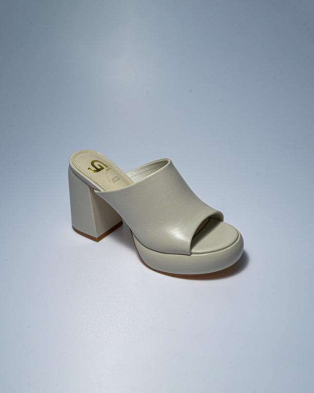 GOLD&GOLD U241 SANDALO CON ZEPPA BIANCO