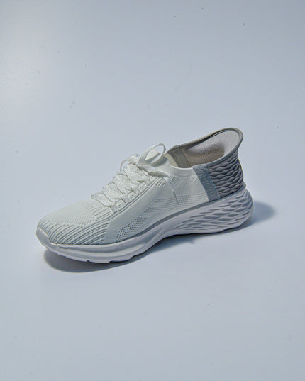 FREDDY 7667 SNEAKERS IN TELA BIANCA-GRIGIA
