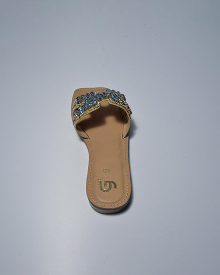 GOLD&GOLD L783 SANDALO BASSO BLU