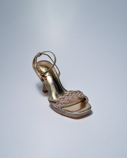 GOLD&GOLD GD22 SANDALO ALTO CHAMPAGNE