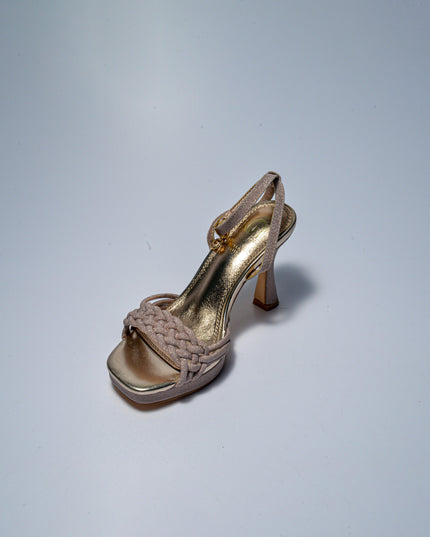 GOLD&GOLD GD22 SANDALO ALTO CHAMPAGNE