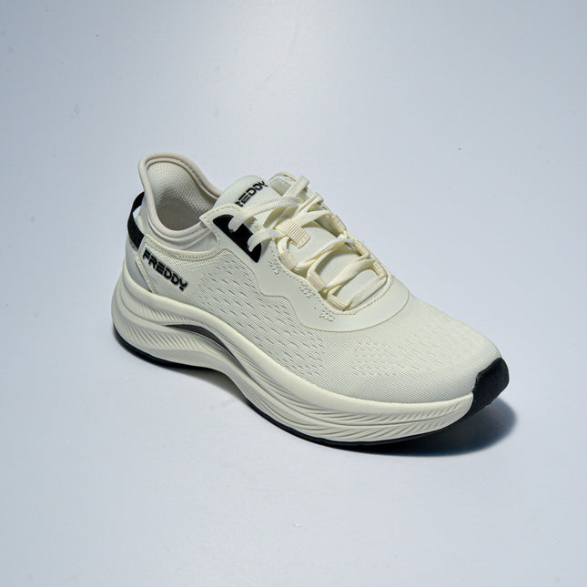 FREDDY 7738 SNEAKERS IN TELA BIANCA-NERA