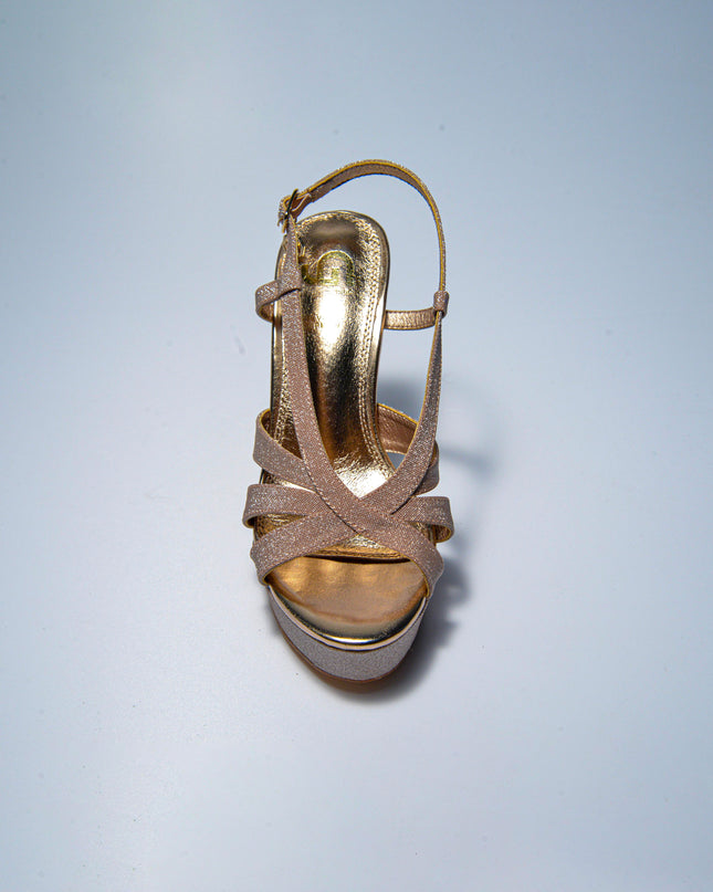 GOLD&GOLD P617 SANDALO ALTO CHAMPAGNE