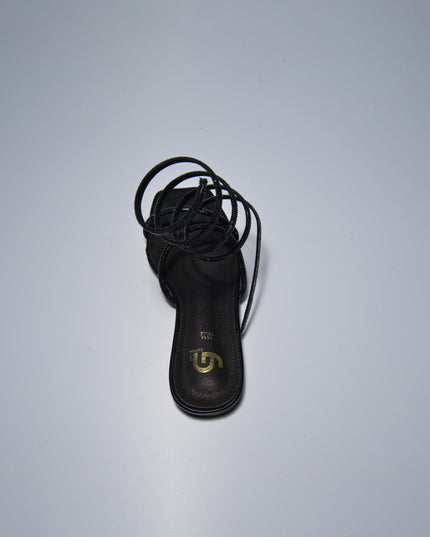 GOLD&GOLD P603 SANDALO CON CAVIGLIERA NERO