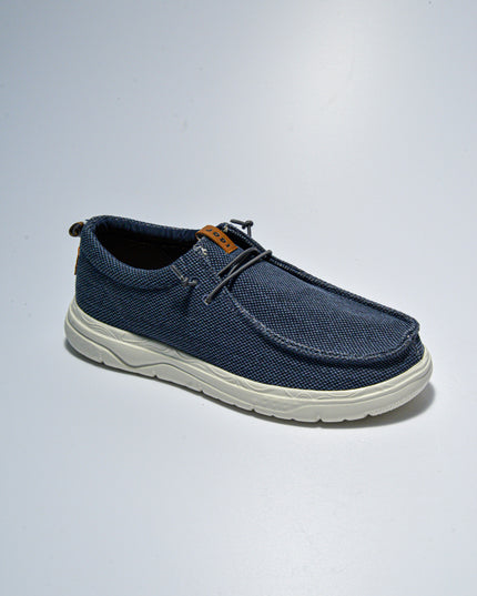 JODI 8W00 MOCASSINO IN TELA NAVY