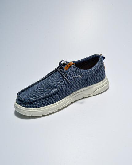 JODI 8W00 MOCASSINO IN TELA NAVY