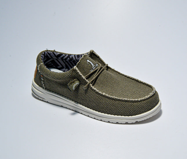 U.S. GOLF CLUB 4553 MOCASSINO IN TELA VERDE MILITARE