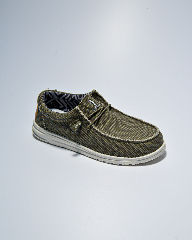 U.S. GOLF CLUB 4553 MOCASSINO IN TELA VERDE MILITARE