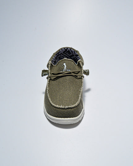 U.S. GOLF CLUB 4553 MOCASSINO IN TELA VERDE MILITARE