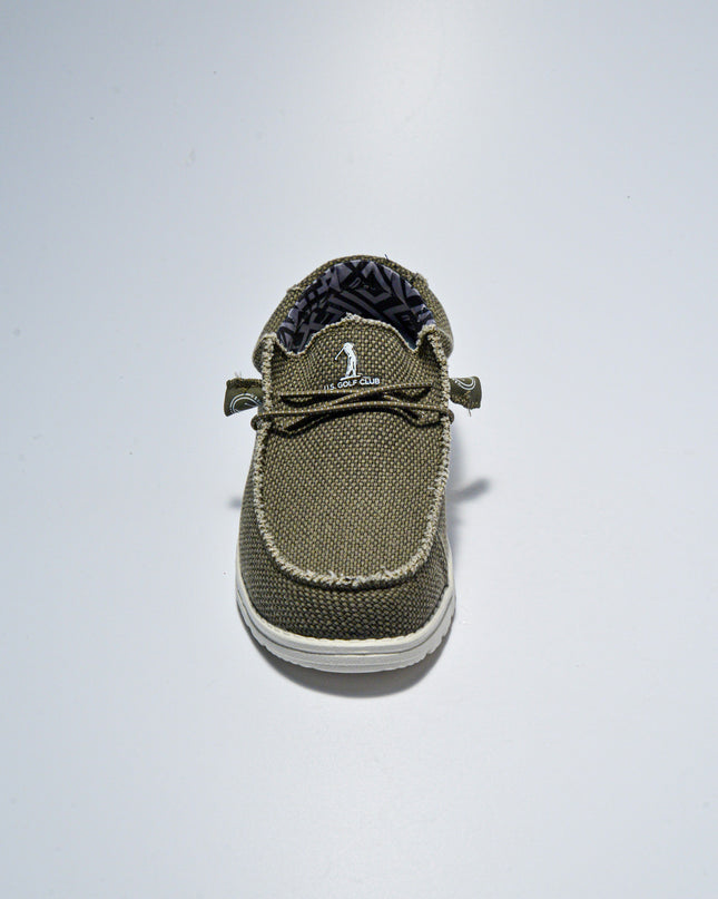 U.S. GOLF CLUB 4553 MOCASSINO IN TELA VERDE MILITARE