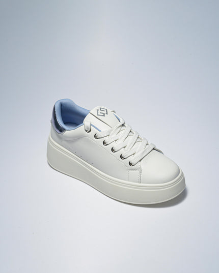 GOLD&GOLD B821 SNEAKERS BIANCA-BLU