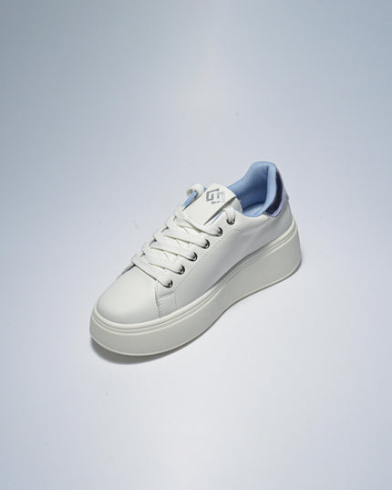 GOLD&GOLD B821 SNEAKERS BIANCA-BLU