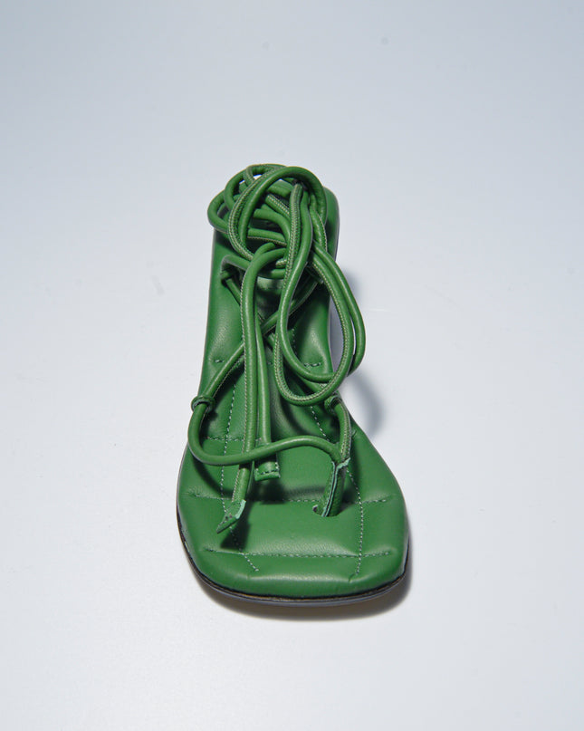CARMENS FLERRY ROPE VERDE DECOLLETE BASSO