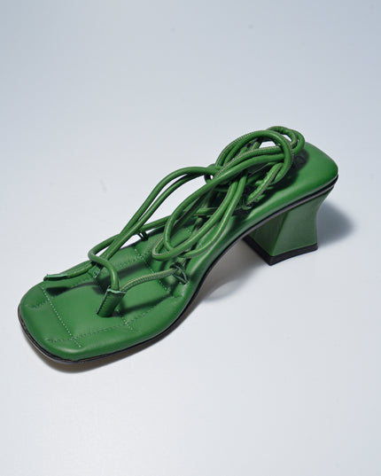 CARMENS FLERRY ROPE VERDE DECOLLETE BASSO