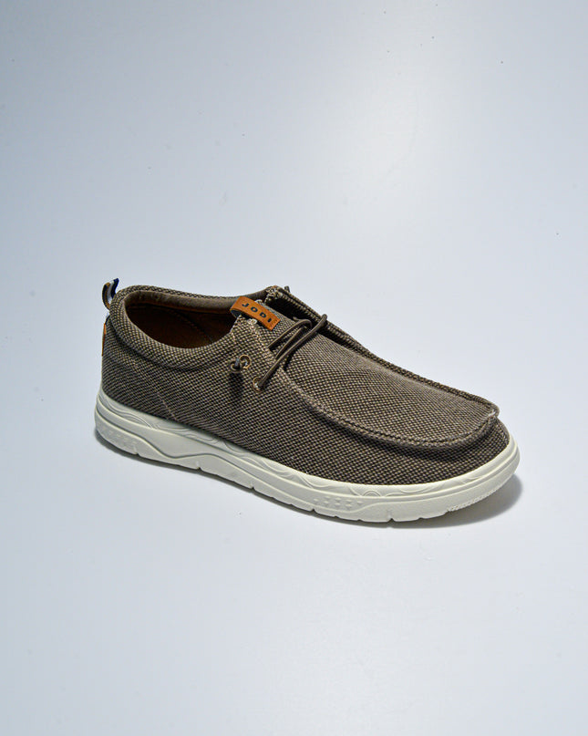 JODI 8W00 MOCASSINO IN TELA TRUFFLE