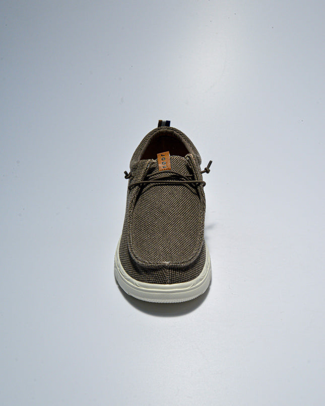 JODI 8W00 MOCASSINO IN TELA TRUFFLE