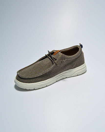 JODI 8W00 MOCASSINO IN TELA TRUFFLE