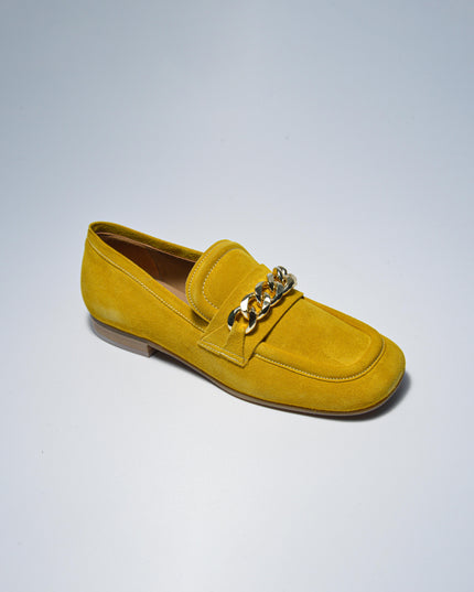CARMENS DUEL CHAIN MOCASSINO GIALLO MOUSSE