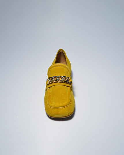 CARMENS DUEL CHAIN MOCASSINO GIALLO MOUSSE