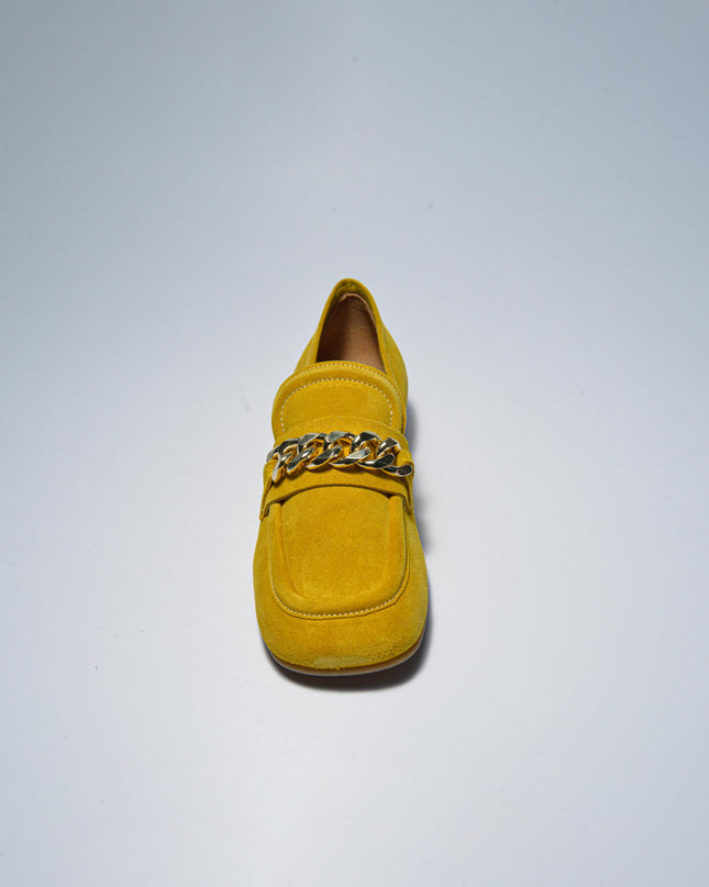 CARMENS DUEL CHAIN MOCASSINO GIALLO MOUSSE