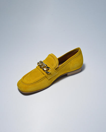 CARMENS DUEL CHAIN MOCASSINO GIALLO MOUSSE
