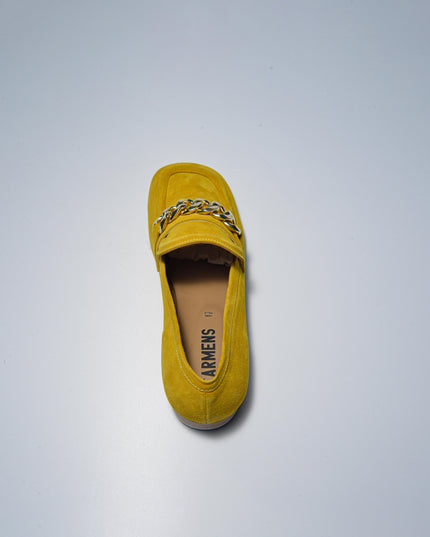 CARMENS DUEL CHAIN MOCASSINO GIALLO MOUSSE
