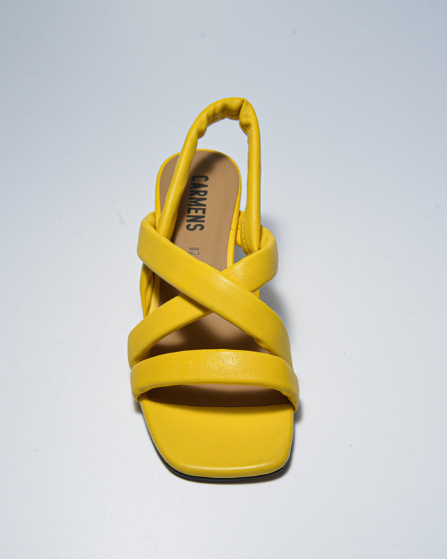CARMENS CATHY WRAP DECOLLETE BASSO GIALLO