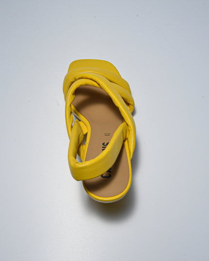 CARMENS CATHY WRAP DECOLLETE BASSO GIALLO