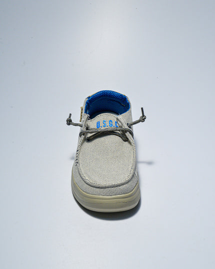U.S. GOLF CLUB 4635 MOCASSINO IN TELA GRIGIO-BLU