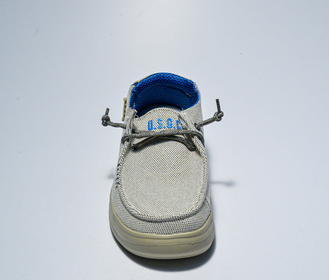 U.S. GOLF CLUB 4635 MOCASSINO IN TELA GRIGIO-BLU