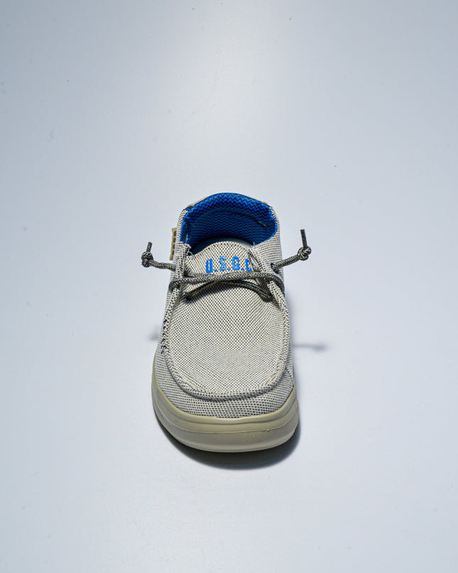 U.S. GOLF CLUB 4635 MOCASSINO IN TELA GRIGIO-BLU
