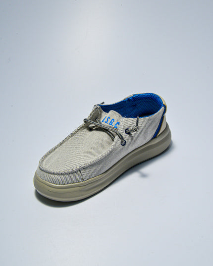 U.S. GOLF CLUB 4635 MOCASSINO IN TELA GRIGIO-BLU